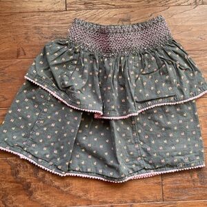 Peek Gray and Pink Layered Skirt